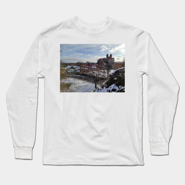 View of Schloßberg Quedlinburg Long Sleeve T-Shirt by Gourmetkater